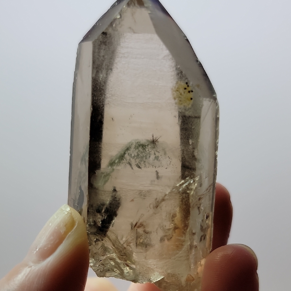 Smoky Quartz Crystal With Phantom